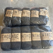 Vintage cotton charcoal grey - vintage,