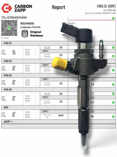 Fuel injector 9802448680 - injector,