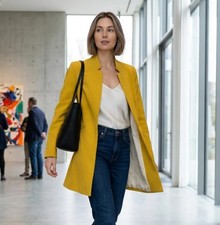 Zara Inverted Lapel Longline