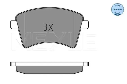 Brake pads front axle 025 - brake,