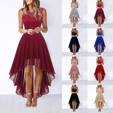 Ladies Formal Lace Dress Cocktail Party Ball Gown Bridesmaids Weddings Christmas
