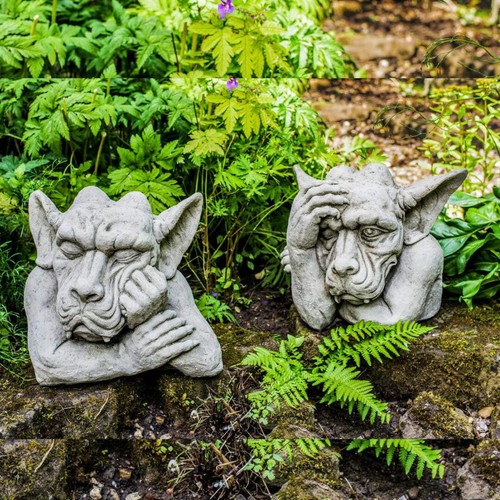 Pair large hand head - of, on