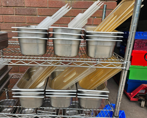 Gastronorm pans with lids 3 - 3,