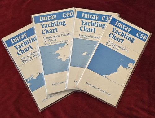 Imray yachting charts 1980s - yachting,