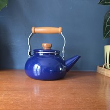 Enamel stove top kettle pot - top,