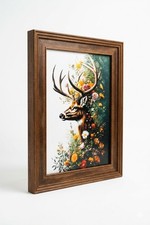 Botanical Forest Stag Wall Art