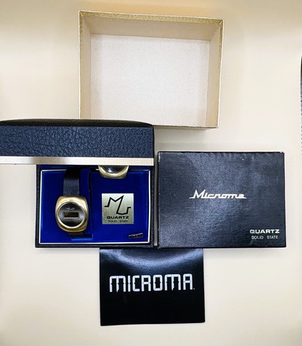 Microma lcd digital quartz - lcd,