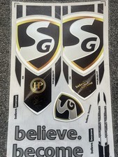 Cricket Bat Stickers SG Black