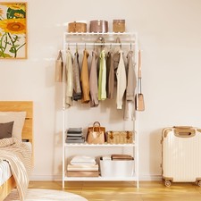 Wooden Clothes Rail Rack