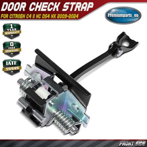 Door check strap front left - front, or