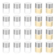 20Pcs 1ml Tiny Glass Bottles