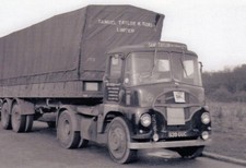 B/W PHOTO: SAMUEL TAYLOR SCAMMELL HANDYMAN ARTIC TILT TRAILER - 639 GUC