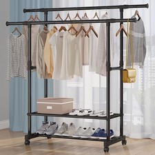 Heavy Duty Metal Double Rail