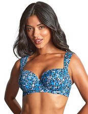 Panache Bette Bikini Top Balcony Padded Underwired Womens Swimwear SW1842C