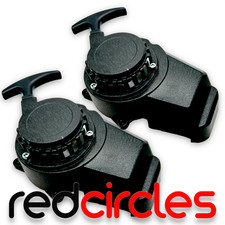 2x BLACK MINI MOTO METAL PULL START fits 47cc & 49cc MINI DIRT & QUAD