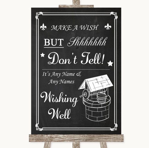 Chalk style wishing well - chalk,