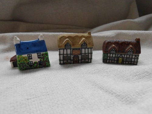 Small miniature houses - miniature, wade