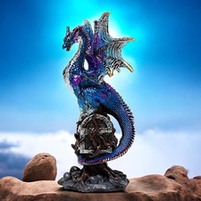 Blue Dragon Guardian Figurine