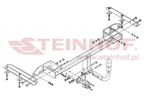 Steinhof towbar for vauxhall - towbar,