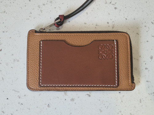 Loewe coin cardholder - loewe, brown