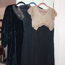 3 Antique Vintage Dress Lot
