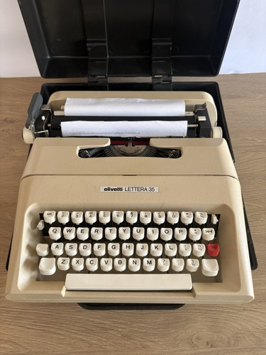 Olivetti lettera portable - lettera, 35