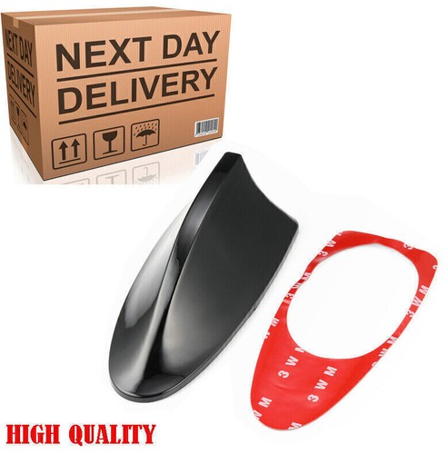 Gloss black car shark - black,