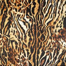 ANIMAL PRINT VELVET FABRIC