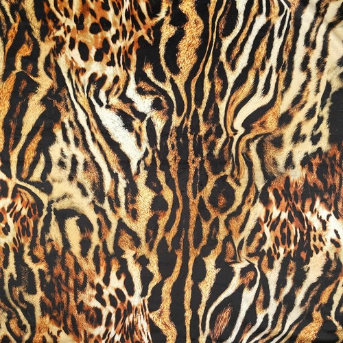 Animal print velvet - print,