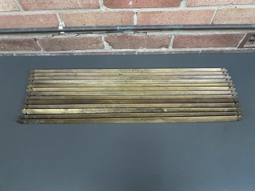 Antique brass carpet - brass, stair