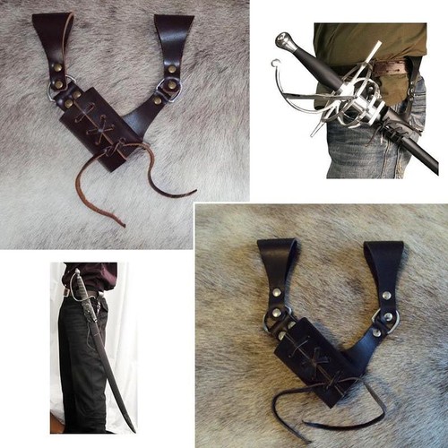 Black brown leather - black,