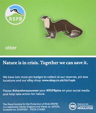 RSPB Pin Badge NIIC Otter