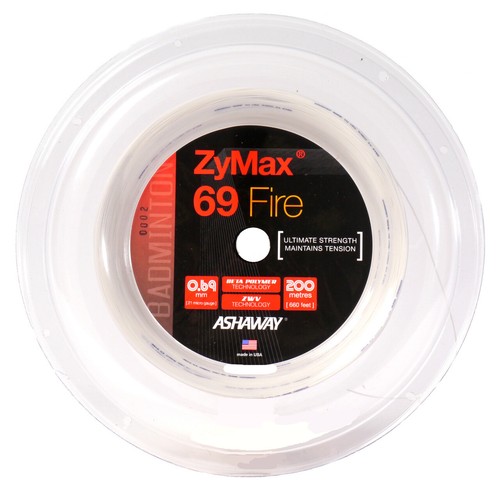 Ashaway zymax fire 69mm - ashaway, 69