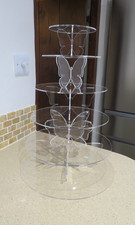 6 tier Acrylic Butterfly