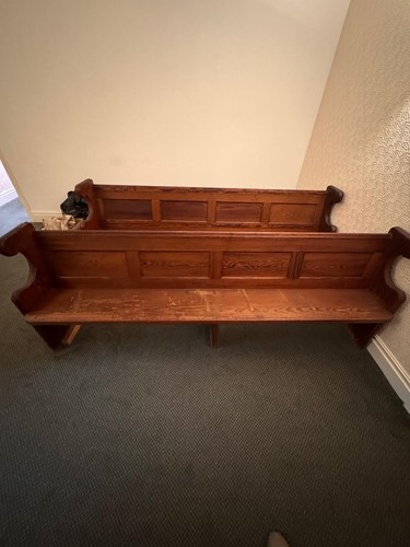 Church pews victorian style - victorian,