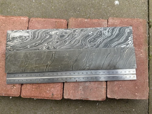 Premium damascus steel - damascus, billet