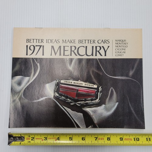 1971 mercury dealer - dealer, brochure