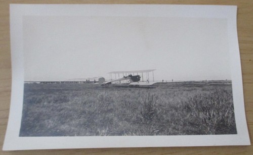 Vtg 1921 snapshot - 1921, bi-plane
