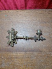 Antique French Brass Candle