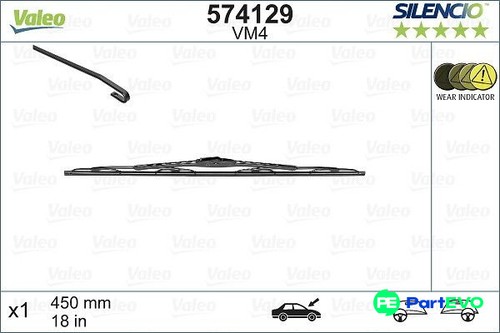 Valeo wiper blade 574129 for - wiper,