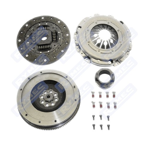 Dual solid flywheel clutch - to,