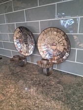 Pair of 19c Mosaic Mirrored