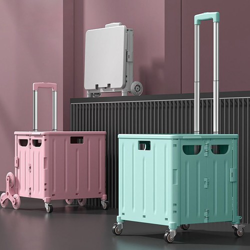 Folding boot cart shopping - folding,