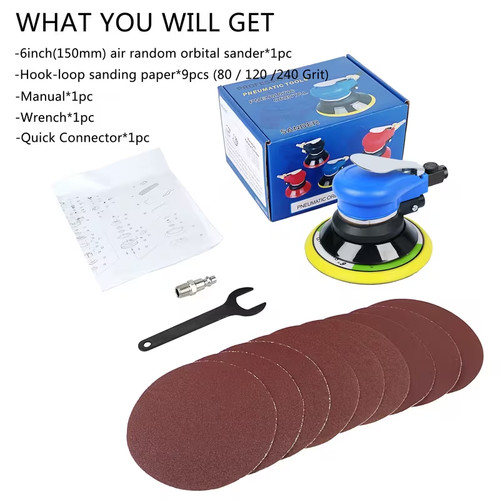 Air sanders 150mm dual - air,