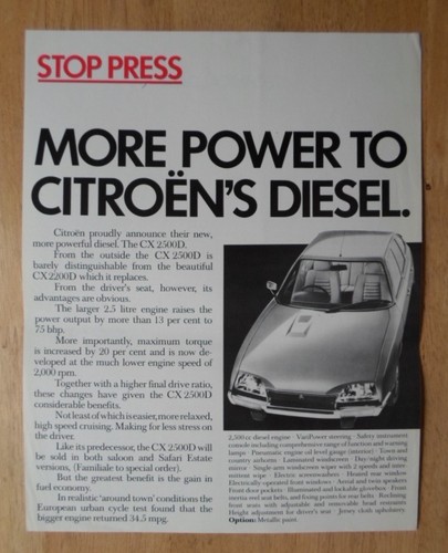 Citroen 2500 diesels orig - citroen,
