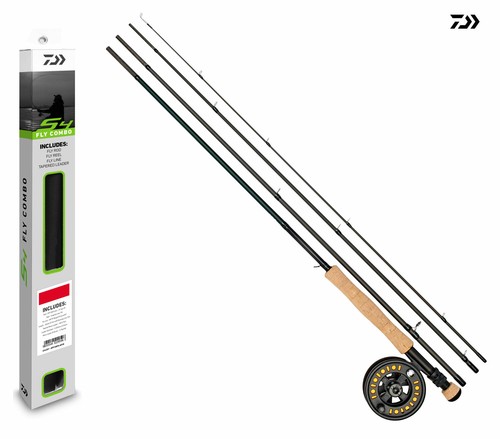 New daiwa fly fishing combo - new, s4