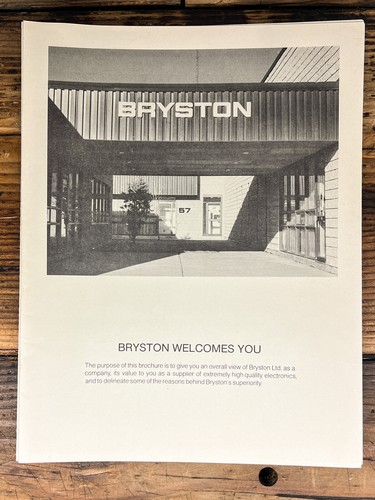 Bryston speaker 3pg - , company