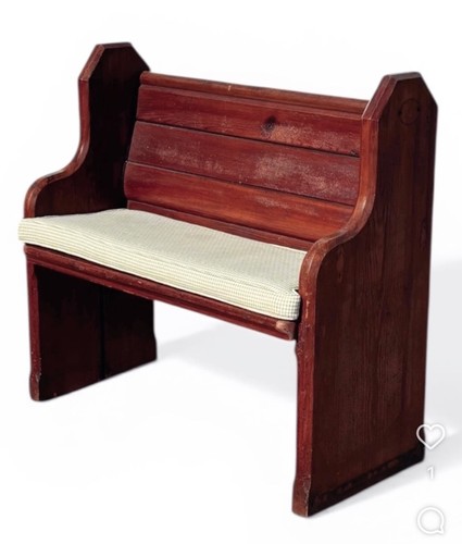 Small victorian pine - pine, pew