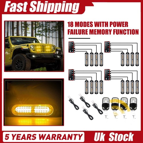 12led 24v amber - 4x, recovery