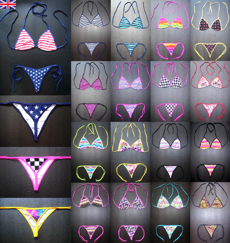 Bright string bikini - g-string,